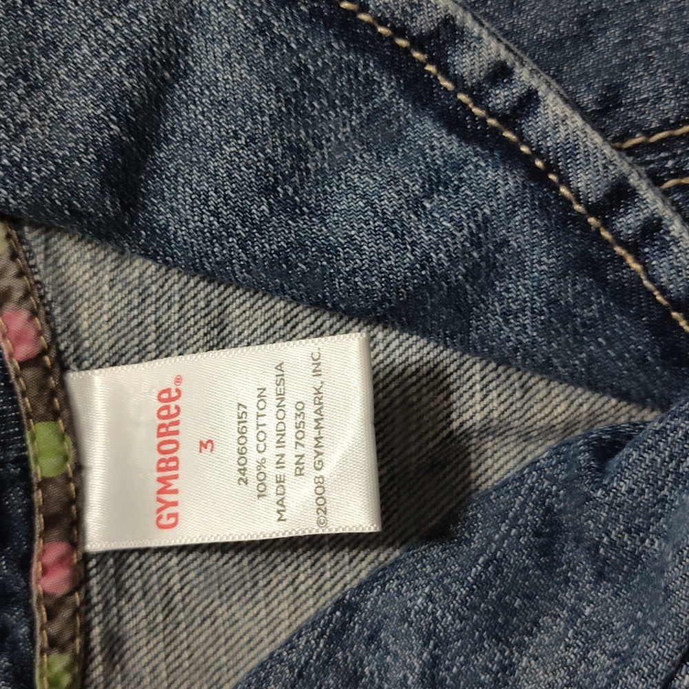 Gymboree Blue Jean Jacket 2008 Colored Buttons - Picture 3 of 3